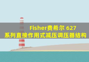 Fisher费希尔 627系列直接作用式减压调压器结构